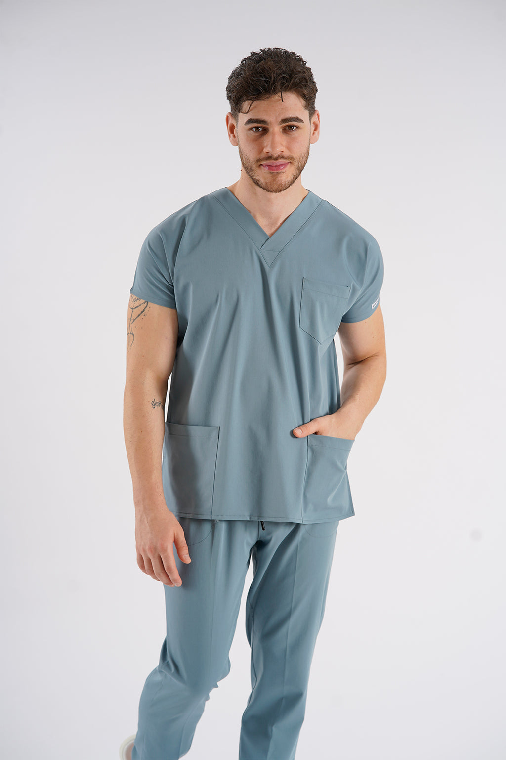 Dr.greys Modeli Çağla Yeşili Royal Çift Yön Likralı Premium Scrubs