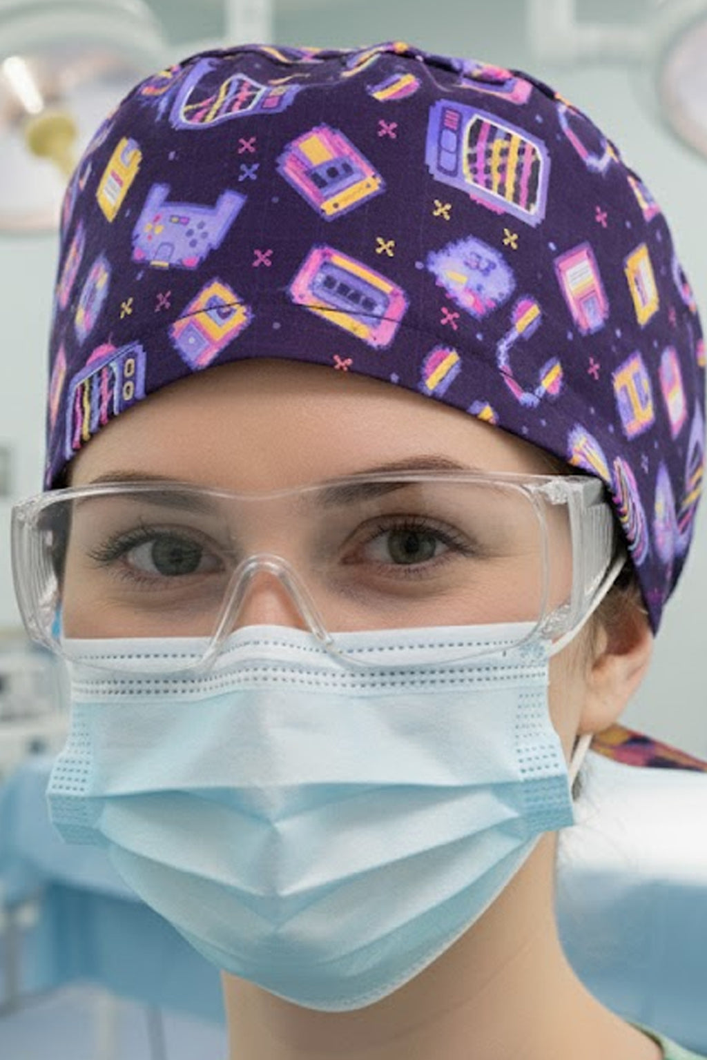 Player Desenli Cerrahi Bone Unisex – Likralı Doktor Hemşire Bonesi - Player