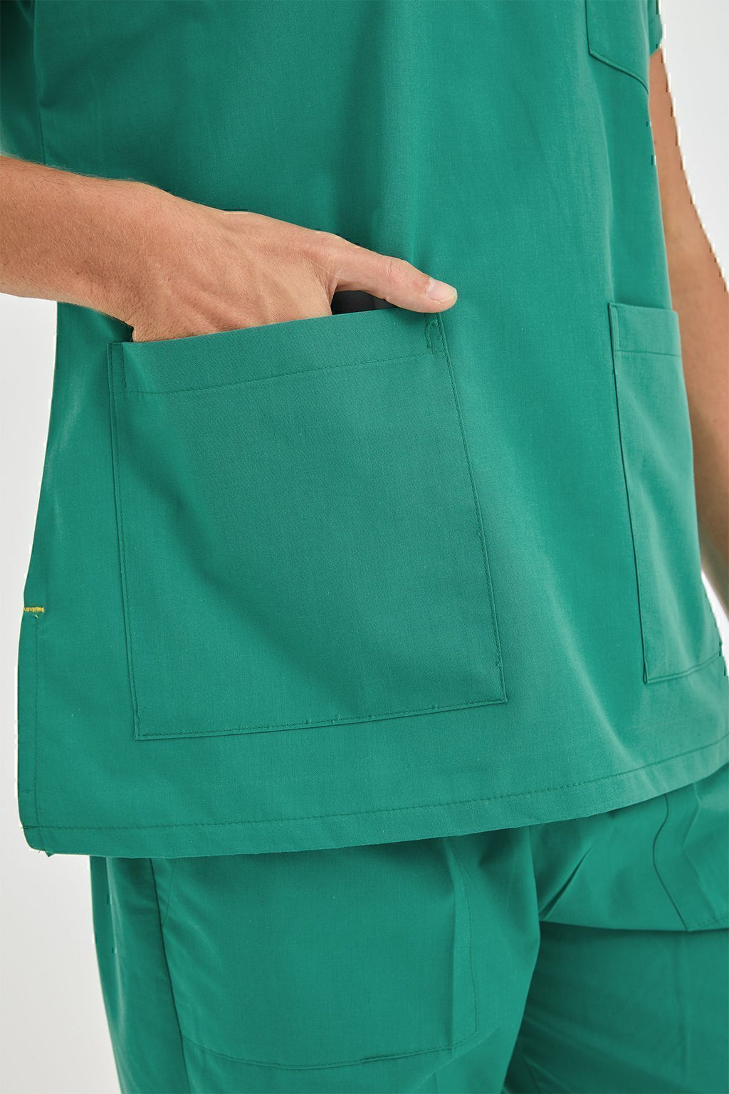 Dr Greys Terikoton Ameliyat Yeşili Doktor Hemşire Forması Medikal Cerrahi Takım Ince Kumaş(ALT ÜST)