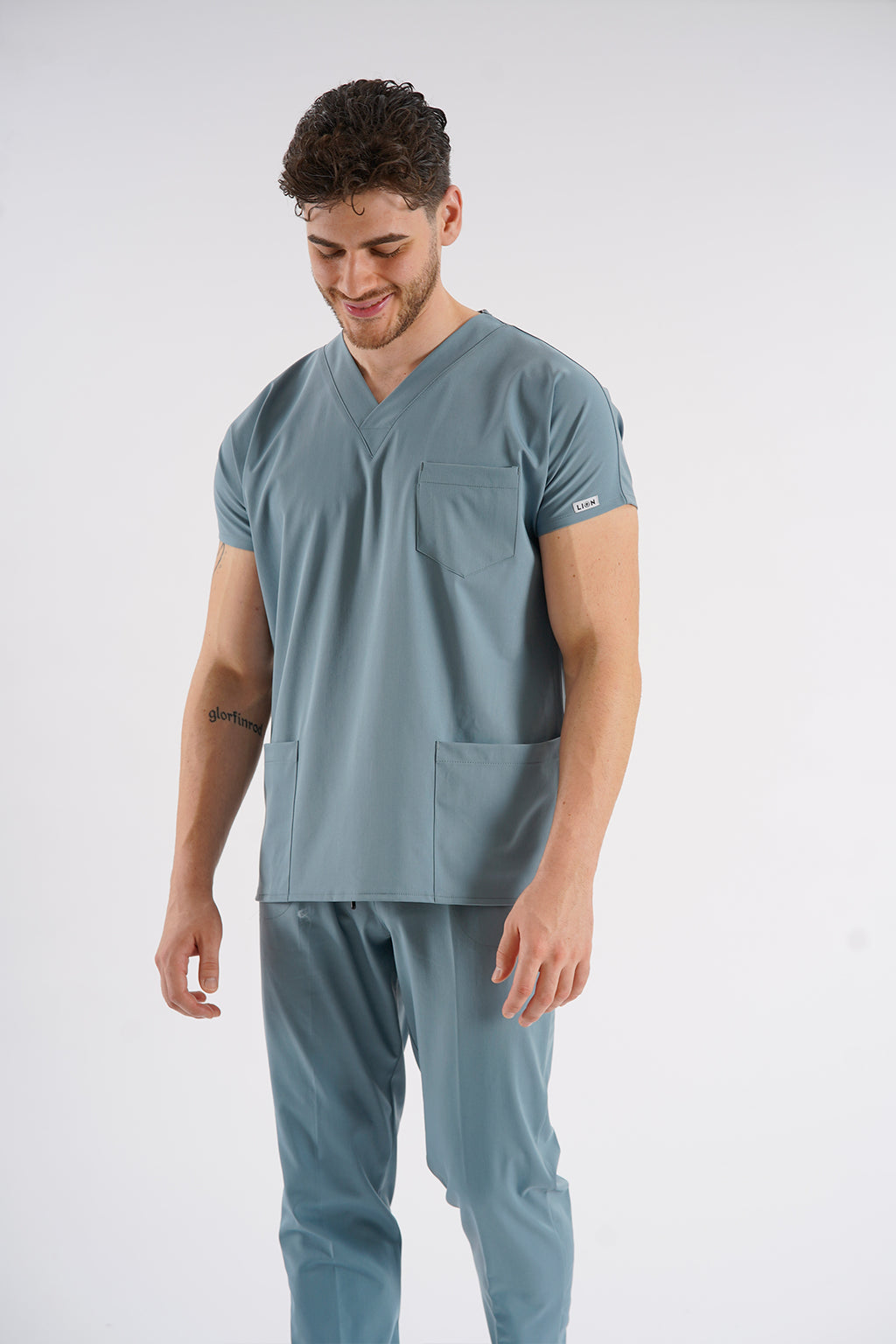 Dr.greys Modeli Çağla Yeşili Royal Çift Yön Likralı Premium Scrubs