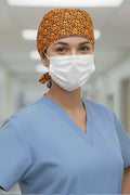 Leopar Desenli Cerrahi Bone Unisex – Likralı Doktor Hemşire Bonesi - Leopar