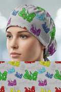 Anesthesia Desenli Cerrahi Bone Unisex – Likralı Doktor Hemşire Bonesi - Anesthesia