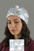 Baby Bunny Desenli Unisex Cerrahi Bone Hemşire ve Doktor Bone - Baby Bunny